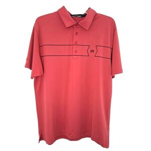 Travis Mathews Polo Shirt Mens‎ XL Preppy Golf Performance Pima Cotton Blend